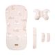 Set Deluxe Silla Paseo Muselina Oso Conejo Cojín