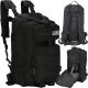 Mochila táctica XL negra Trizand para bebés y niños