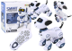 Perro robot interactivo azul con funciones avanzadas de Lean toys.