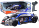 Coche Teledirigido RC 1:18 Ruedas de Goma Drift Azul
