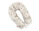 Pregnancy Pillow- Longer, Removable Pillowcase - Peonies Beige