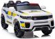 Coche eléctrico de policía BBH-021 blanco