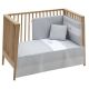 Jgo 2 Pcs.colcha I-v. Cuna 70 Mini Windsord Gris 70x140x3 Cm - Cambrass