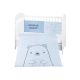 Juego de cama 2 piezas Kikkaboo Bear with me Azul 60/120