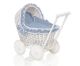 Cochecito de Muñeca My Sweet Baby de Mimbre con Ropa de Cama