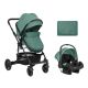 Carrito de bebé 3en1 Kikkaboo Amaia Menta 2024