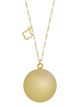 Llamador de Ángeles Proudmama Fine Gold/Brown - Joyas para Embarazadas