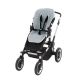 Colchoneta silla paseo Oval U. Taylor en azul, cómoda y acolchada.