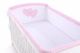 Protector de Cuna XXL My Sweet Baby - Corazones Rosa Cuadros