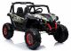 Jeep XMX603 Lean Cars camuflaje verde con mando remoto, vista frontal