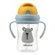 Botella de Agua con Popote Retráctil Oso Akuku - 300 ml