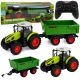 Tractor agrícola control remoto con remolque volcador y luces LED