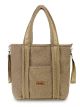 Bolso Clásico Bouclé Beige de Sensillo con diseño atractivo.