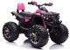 Quad eléctrico rosa QLS-3288