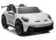 Coche eléctrico infantil Porsche GT3 en color blanco con motor de 2x320W