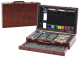 Set de Arte en Maletín de Madera con Crayones y Pinturas