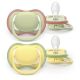 Chupete Philips Avent Ultra Air 18+ Verde Amarillo