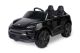 Coche eléctrico infantil Porsche Macan negro Toyz con licencia oficial, vista frontal