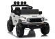 Jeep Rubicon DK-JWR558 en color blanco, vehículo eléctrico para niños