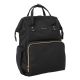 Bolsa de mamá Siena Negro & Oro Kikkaboo: Estilo y Funcionalidad