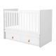 Cuna de aglomerado Kikkaboo Hollee Gris con cajones