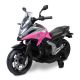 Moto eléctrica infantil Honda NC750X rosa Toyz con licencia oficial, vista frontal