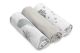 Pañales de Muselina 3-Pack Sensillo - Color Gris