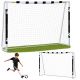 Portería de fútbol infantil grande Lean Sport 300x200x90 cm en acero, vista completa