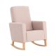 Sillon De Lactancia Liso E Rosa 70x70x104 Cm - Cambrass
