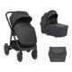Carrito de bebé 2en1 Kikkaboo Naya Gris - Versatilidad y confort