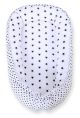 Baby Nest Double-sided Premium Cocoon For Infants Bobono- Black Stars/ Dots