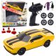 Coche Deportivo RC Amarillo con Ruedas Intercambiables