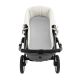 Cubrecapazo reversible Sira Cambrass color beige, vista frontal