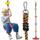 Columpio y cuerda de escalada Kruzzel para niños hasta 100 kg
