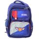 Mochila Escolar con Correa de Pecho Azul Marino 20L