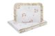 Juego de Cuna Sensillo Unicornio Beige 75x95 para Bebés