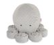 Cojín Pulpo Grande My Sweet Baby - Minky Gris con Lunares