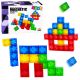 Bloques magnéticos de colores de Lean toys para construir en 3D.