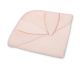 Capa de baño para bebé Sensillo rosa 110x110 cm en algodón waffle, vista extendida