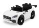 Coche eléctrico infantil Toyz Volti blanco con puertas abatibles, vista frontal