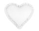 Cojín Decorativo Corazón Blanco My Sweet Baby - Elegante y Acogedor