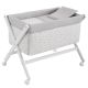 Minicuna Tijera Madera Ardi Gris/bco 55x87x74 Cm - Cambrass
