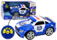 Coche de Policía de Dibujos Control Remoto con Luces y Sonidos