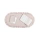 Pack colchoneta capazo Cloe Cambrass color rosa, vista de las piezas