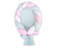 Cuna Nido Trenzado 2 en 1 My Sweet Baby - Blanco, Rosa y Menta