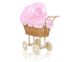 Cochecito de Muñecas Mimbre My Sweet Baby con Ropa