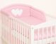 Protector de Cuna My Sweet Baby Hearts Pink - Bumper Universal