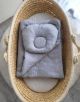 Juego de Cuna Muselina My Sweet Baby - 2 Piezas Gris