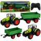 Tractor agrícola RC con remolque de Lean toys y luces LED