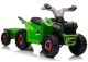 Quad Bike Verde Eléctrico con Remolque XMX630T